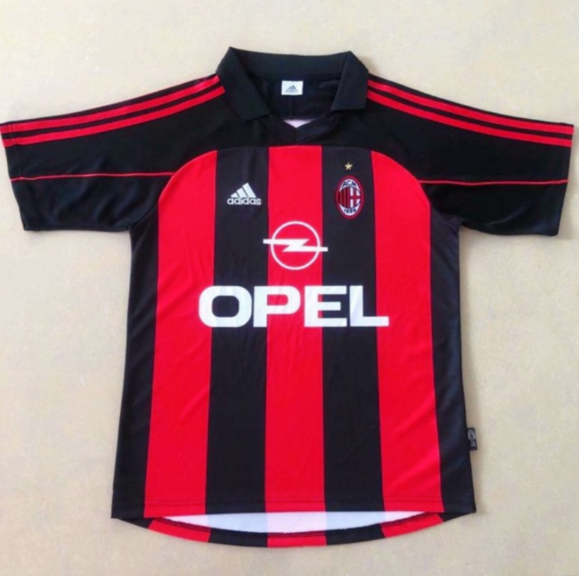 99-00 AC Milan Home Retro Soccer Jerseys Yupoo