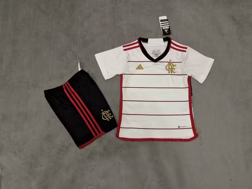 23-24 Flamengo Away Kids Soccer Jerseys Yupoo