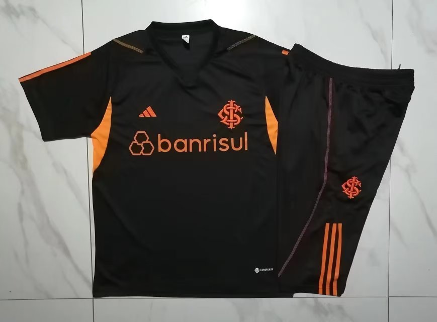 23-24 Internacional Black Short Sleeve Training Suit Yupoo