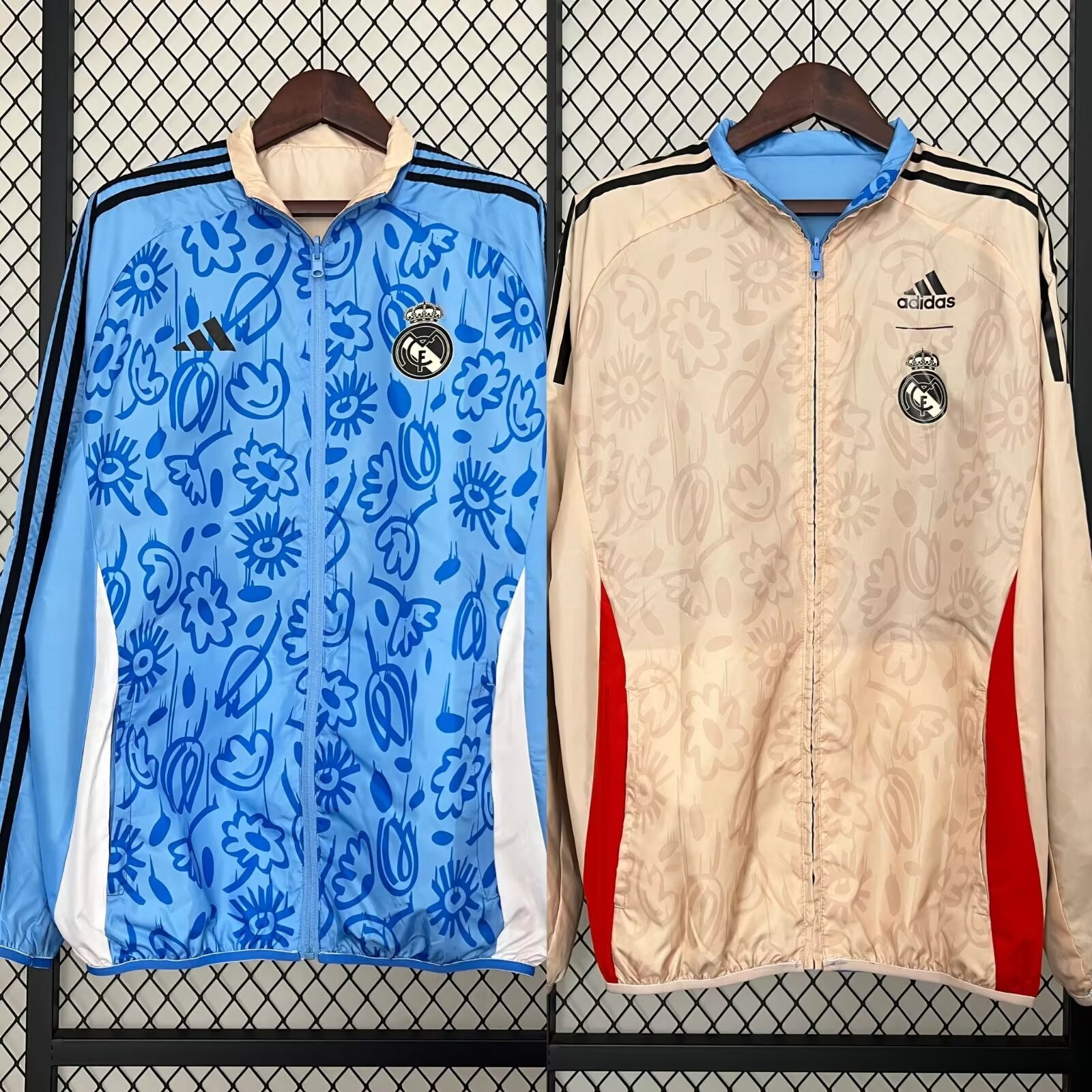 24-25 Real Madrid Both Windbreaker Jackets Yupoo