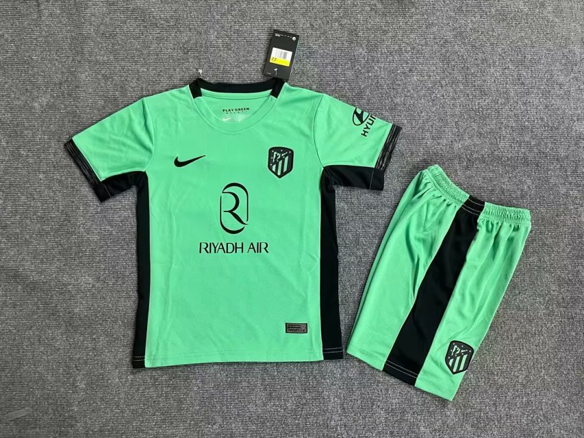 23-24 Atletico Madrid Third Kids Soccer Jerseys Yupoo