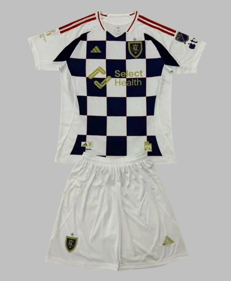25-26 Real Salt Lake Away Kids Cheap Soccer Jerseys Yupoo