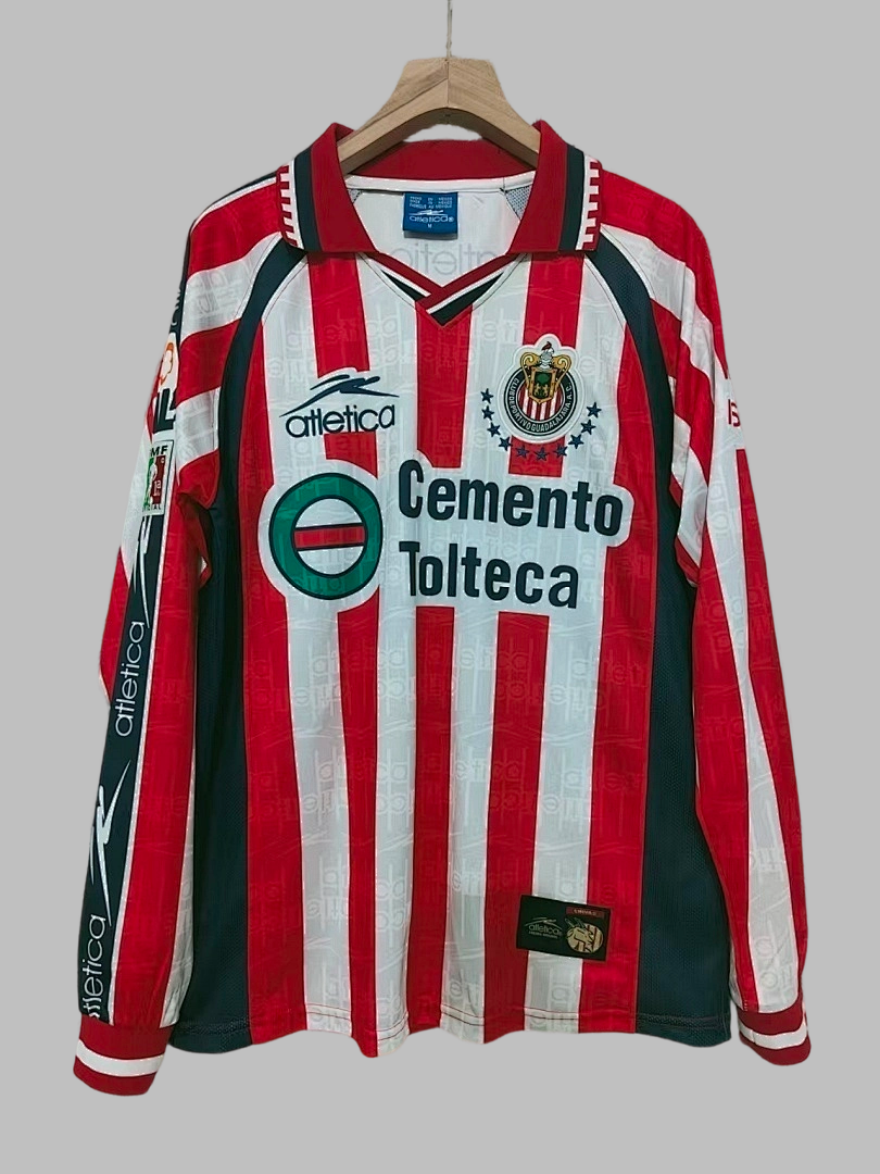 99-00 Chivas Home Retro Cheap Soccer Jerseys Yupoo