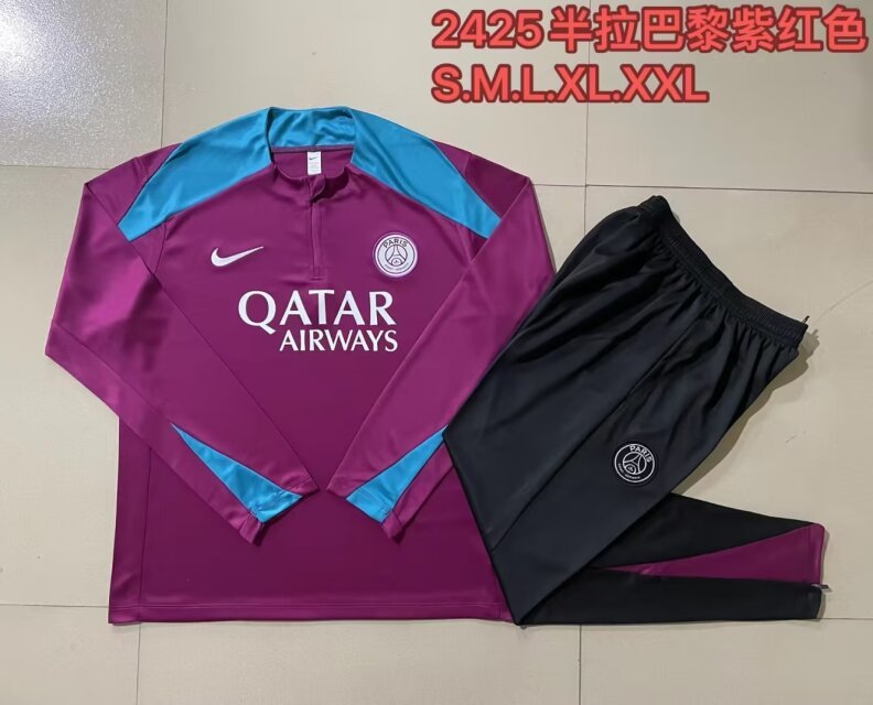 24-25 Paris Long Sleeve Training Suit Yupoo