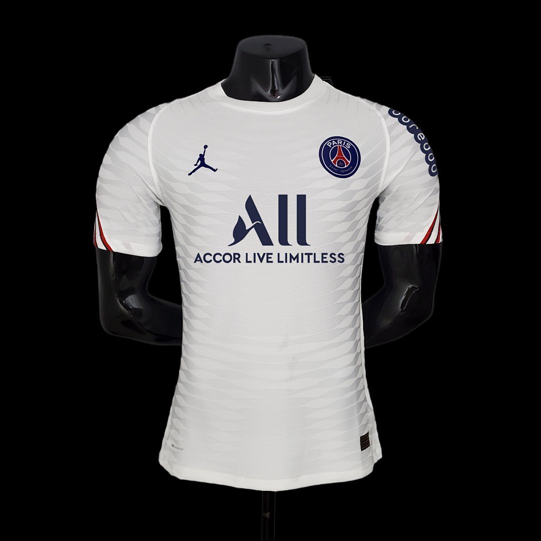 21/22 all sponsor player version Jordan PSG tracksuit white S-XXL