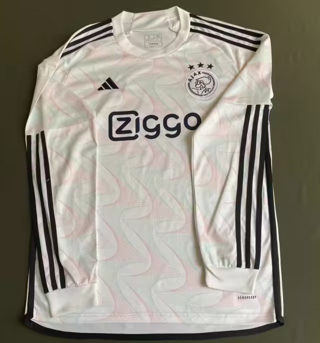 23-24 Ajax Away Long Sleeve Soccer Jerseys Yupoo