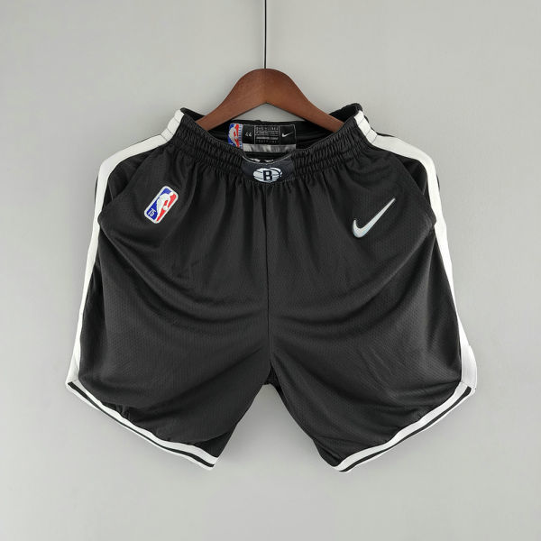 75th Anniversary Brooklyn Nets NBA Shorts Black S-XXL