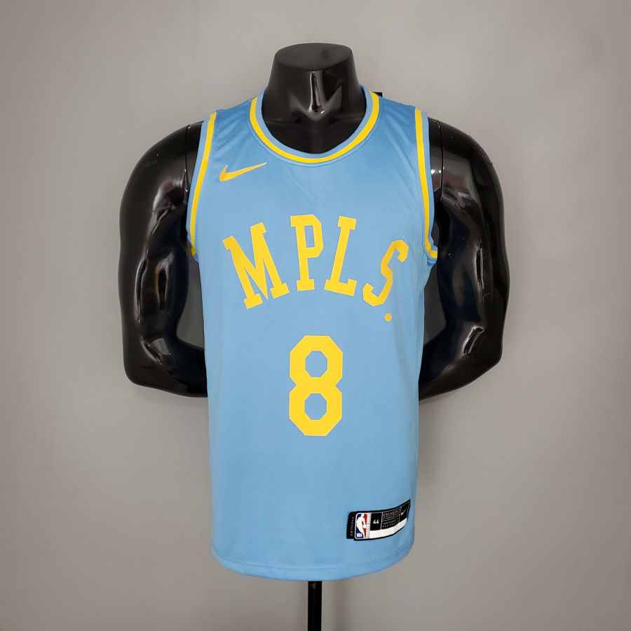 2021 Bryant#8 Lakers Minneapolis Edition Blue NBA Jersey S-XXL