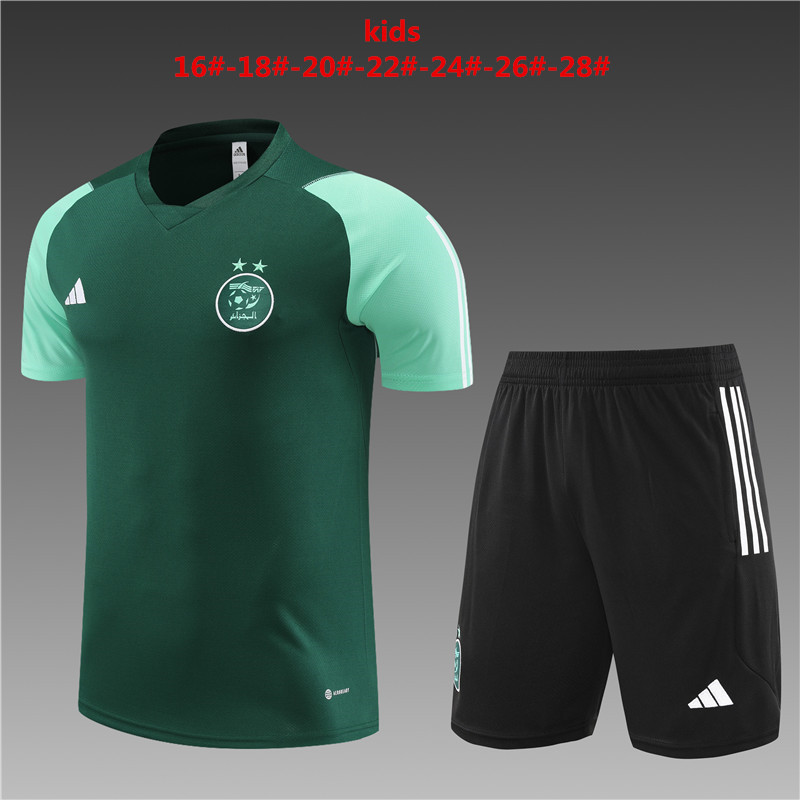 2023 Algeria Kids Training Soccer Jerseys Yupoo