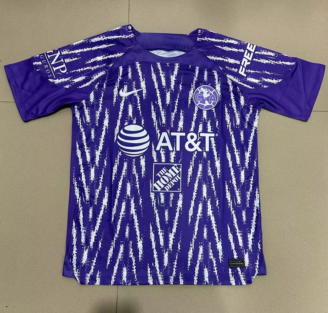 23-24 Club America Goalkeeper Purple Soccer Jerseys Yupoo S-4XL