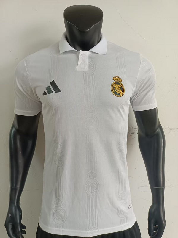 25-26 Real Madrid Polo Player Version Cheap Soccer Jerseys Yupoo