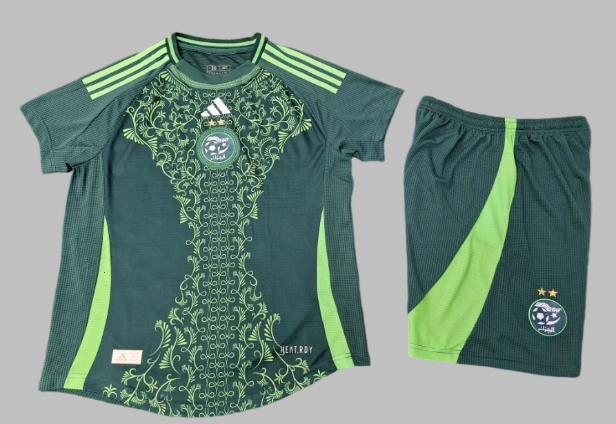 Algeria 25/26 Kids Soccer sleeves+shorts