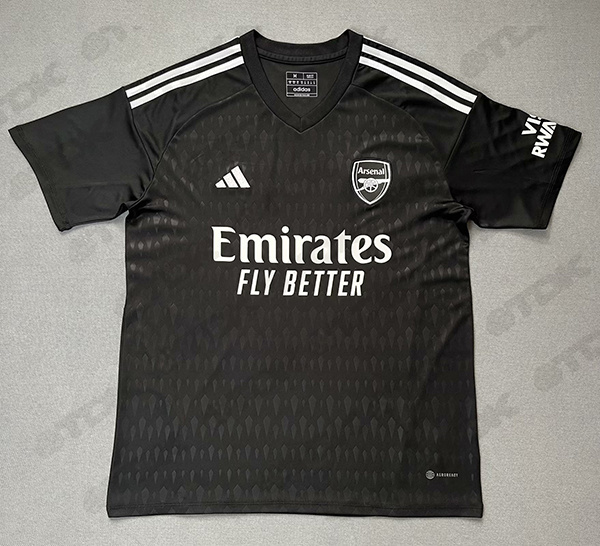 23-24 Arsenal Goalkeeper Black Soccer Jerseys Yupoo
