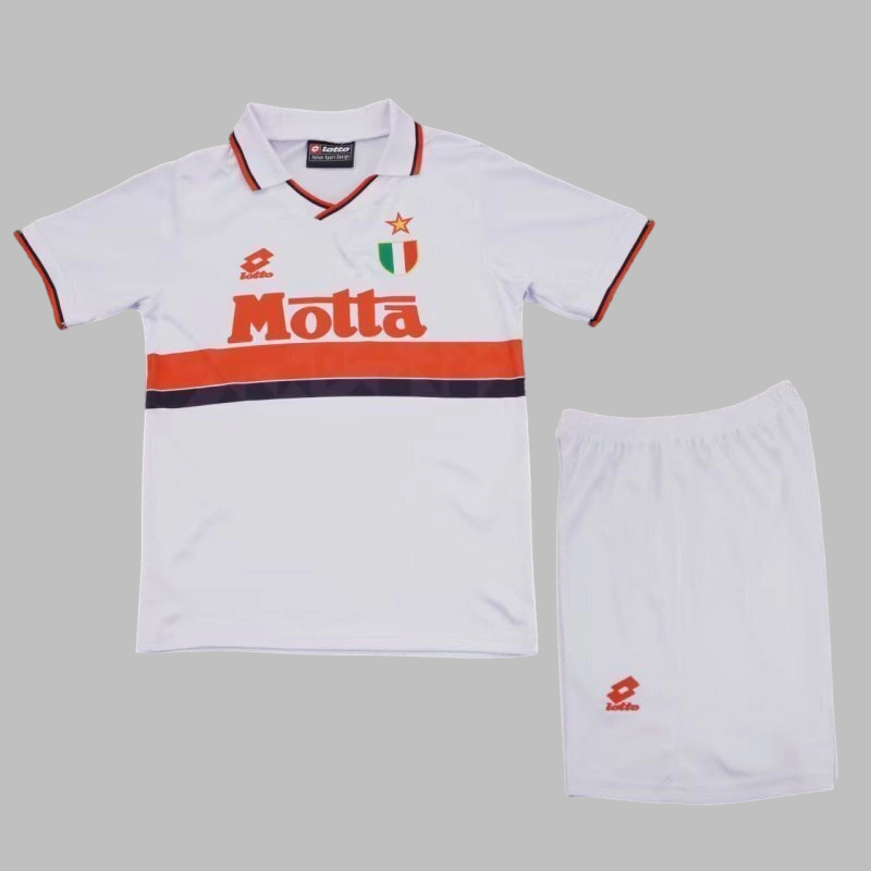 93-94 AC Milan Away Kids Cheap Soccer Jerseys Yupoo