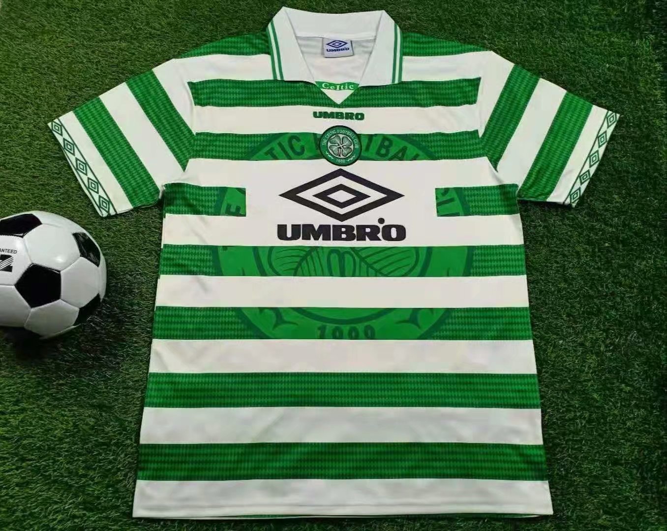 97-99 Celtic Home retro soccer jersey yupoo