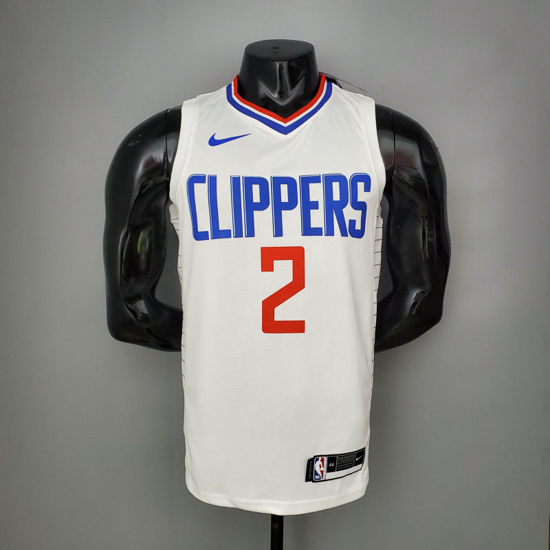 LEONARD#2 Clippers Limited Edition White NBA Jersey S-XXL