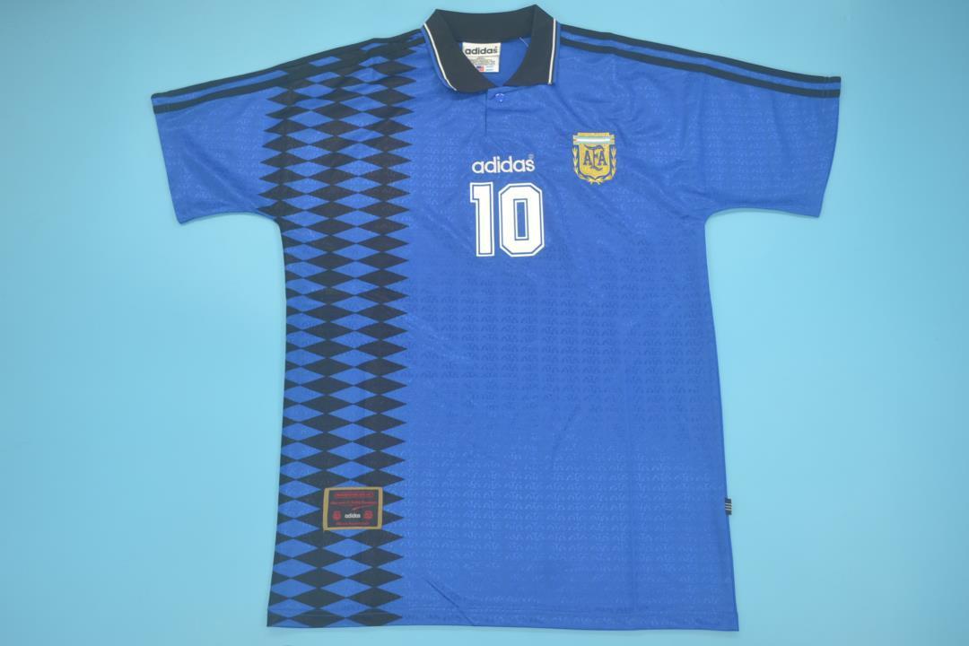 Argentina MARADONA 1994 Away Retro Soccer Jerseys Yupoo
