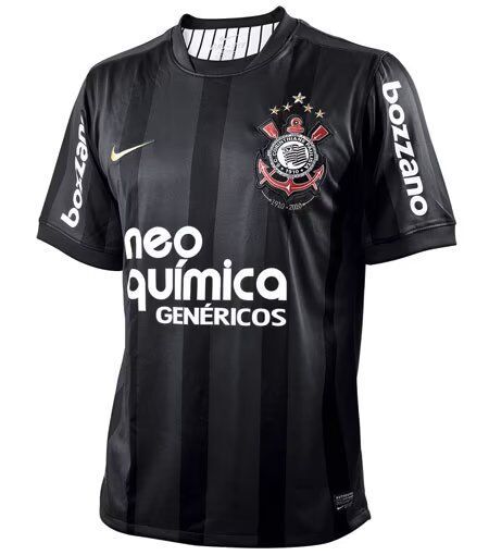 10-11 Corinthians Away Black Retro Soccer Jerseys Yupoo