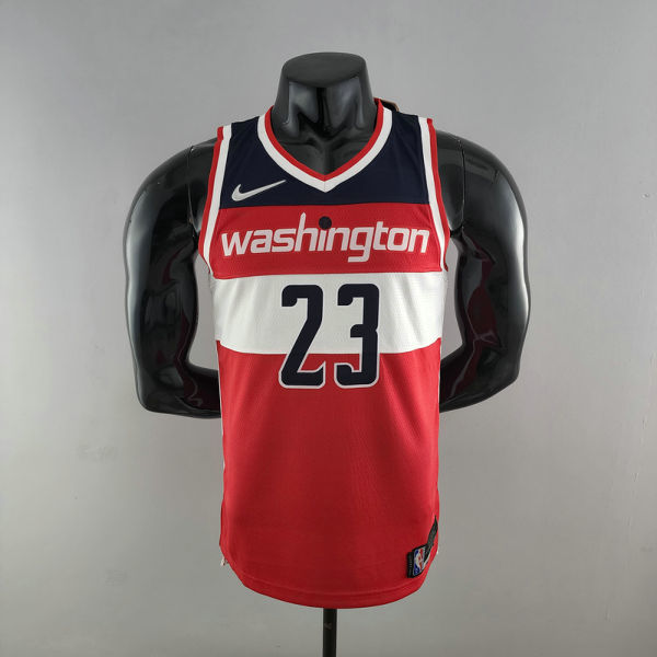 75th Anniversary JORDAN #23 Wizards Red, White and Blue NBA Jersey S-XXL