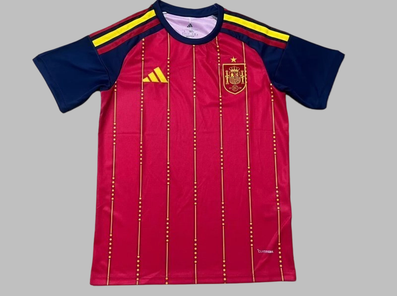 25-26 Spain Home Cheap Soccer Jerseys Yupoo