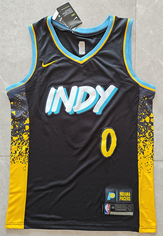 2024 Pacers #0 Embroidery
