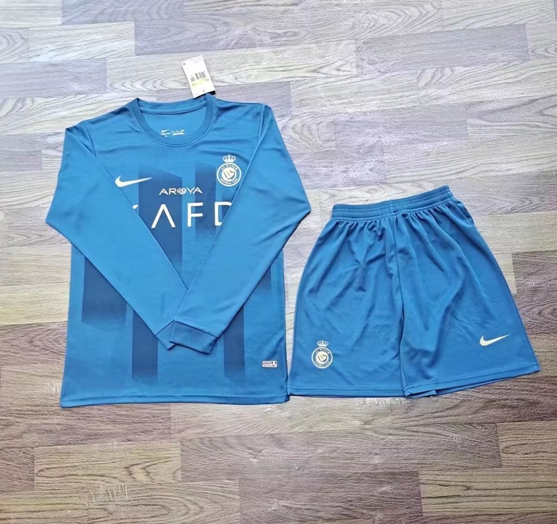 23-24 Al Nassr Away Long Sleeve Soccer Jerseys Yupoo
