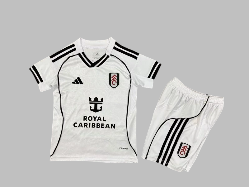 25-26 Fulham Home Kids Cheap Soccer Jerseys Yupoo