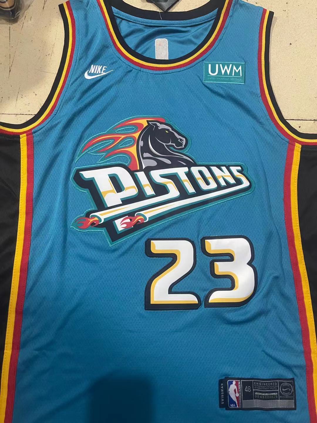 Pistons #23 Embroidery