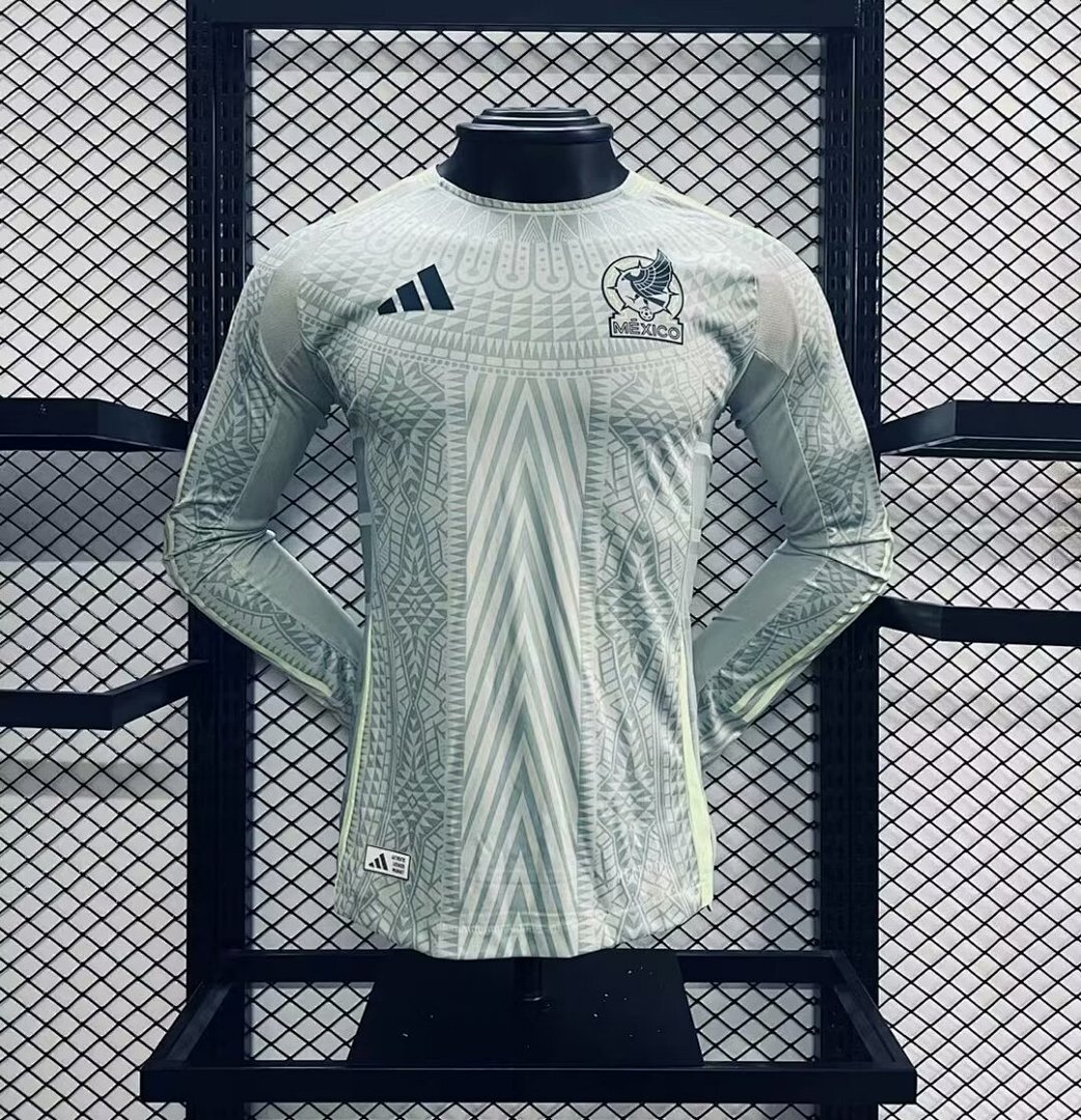 Mexico 2024/25 Away Long Sleeves Jersey – Player Versi
