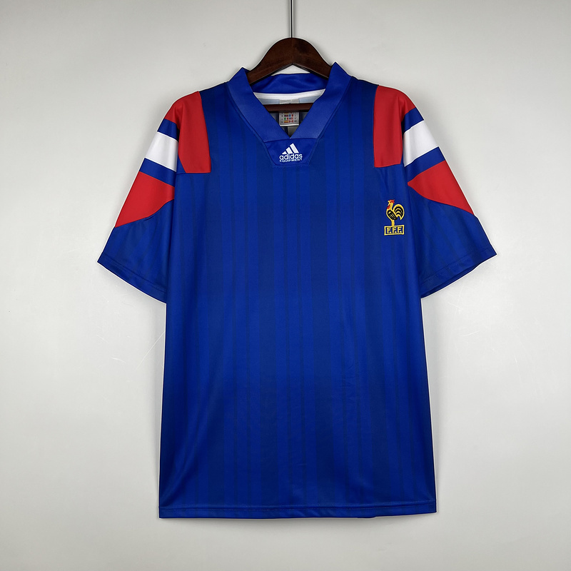 1992-94 France Home Retro Soccer Jerseys Yupoo