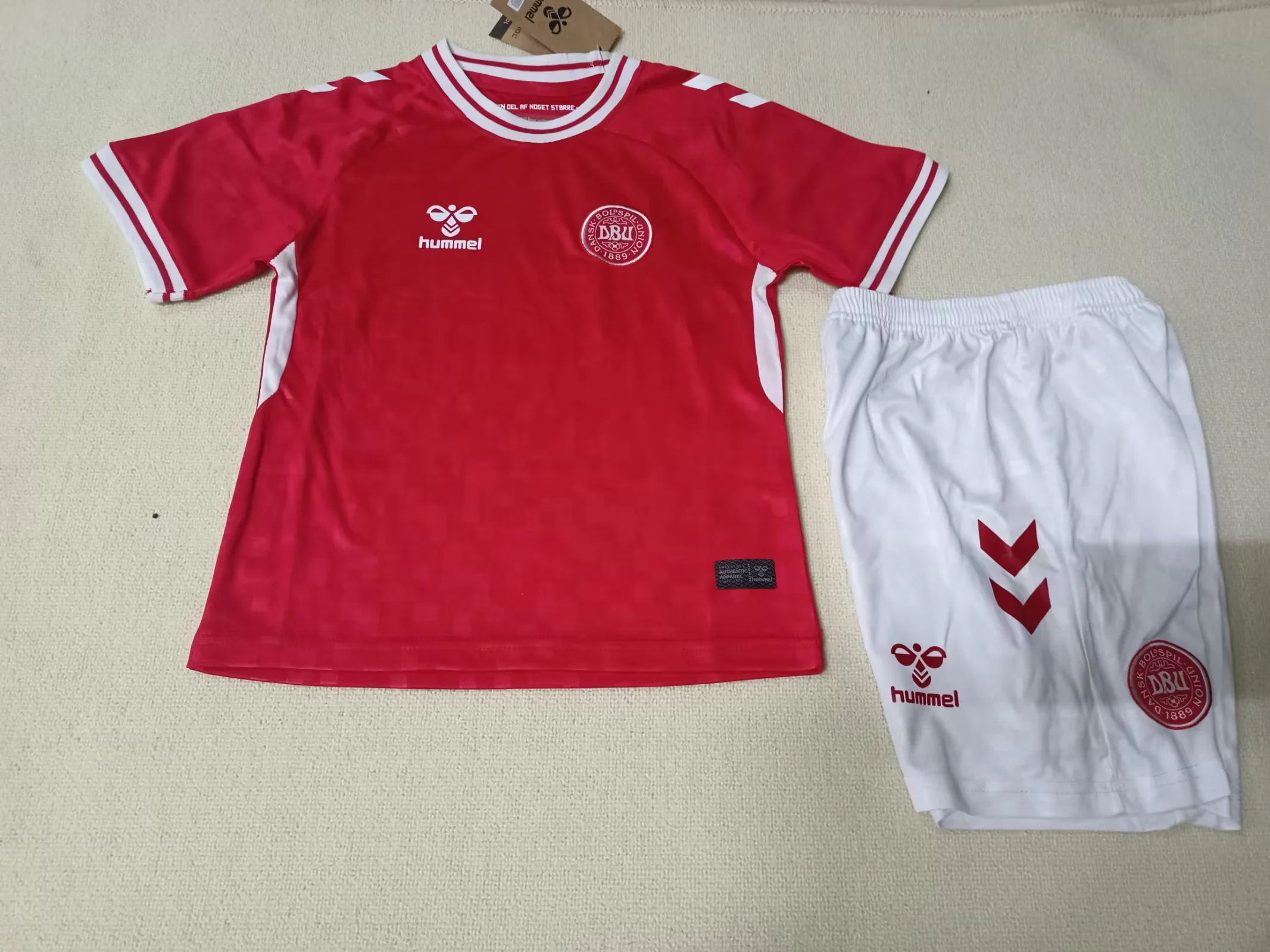 2024 Denmark Home Kids Soccer Jerseys Yupoo