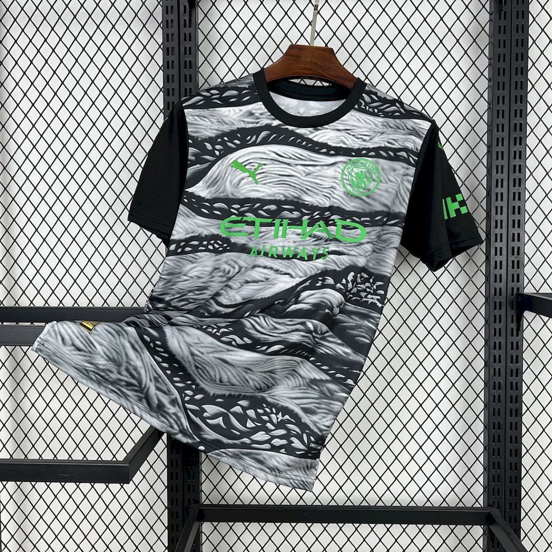 Manchester City 2025/26 Black and gray concept version Jersey S-XXL