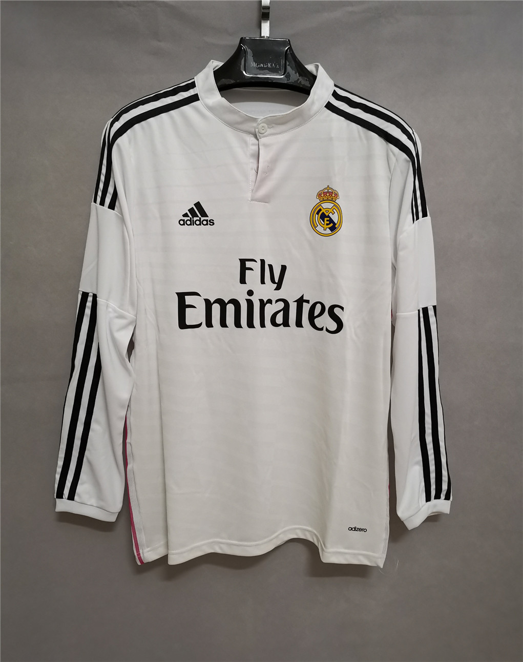 14-15 Real Madrid Home Retro Long Sleeve Soccer Jerseys Yupoo
