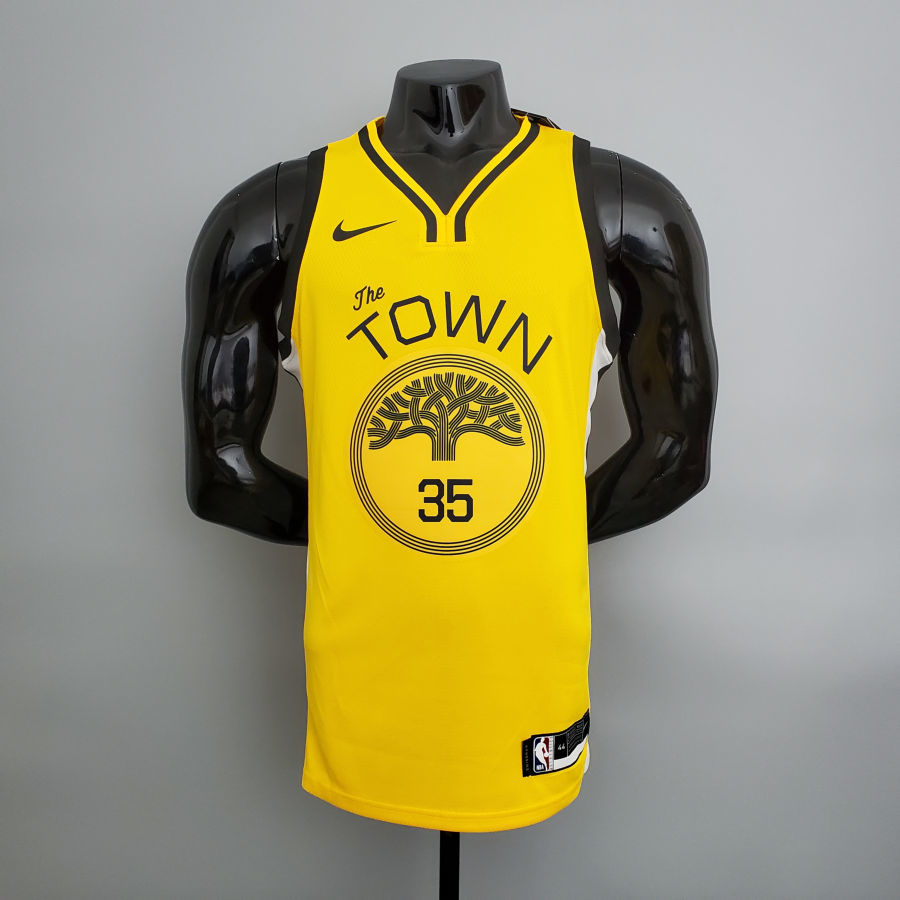 2018 Durant#35 Warriors Bonus Edition NBA Jersey S-XXL