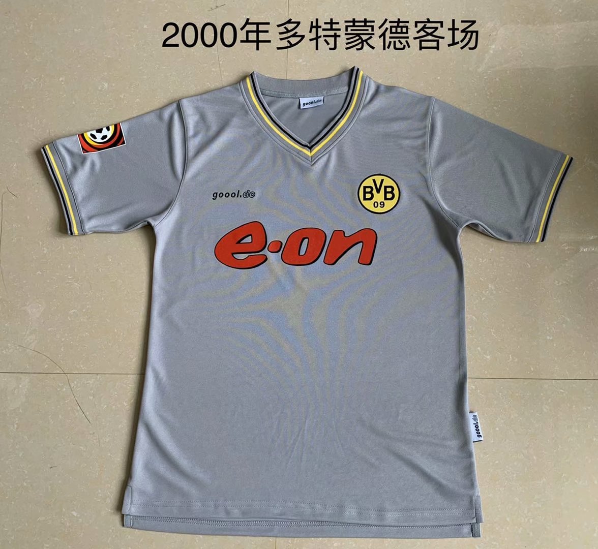 2000-01 Dortmund Away Retro Soccer Jerseys Yupoo
