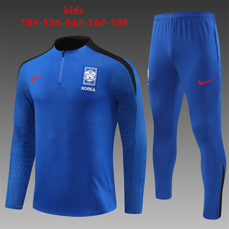 2024 Korea Kids Long Sleeve Training Suit Yupoo
