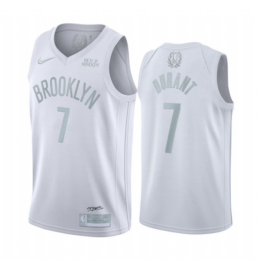 Nets #7 White MVP Edition Embroidery