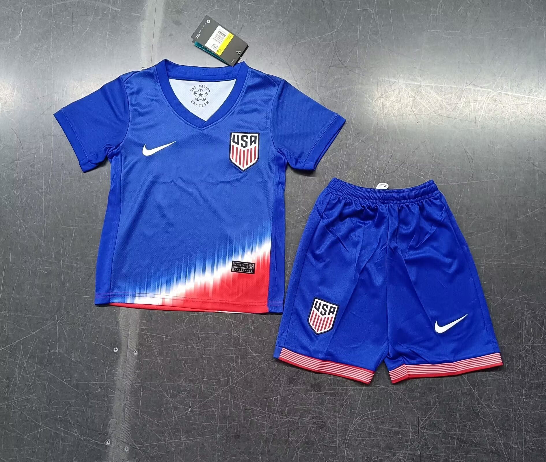 2024 USA Away Kids Soccer Jerseys Yupoo