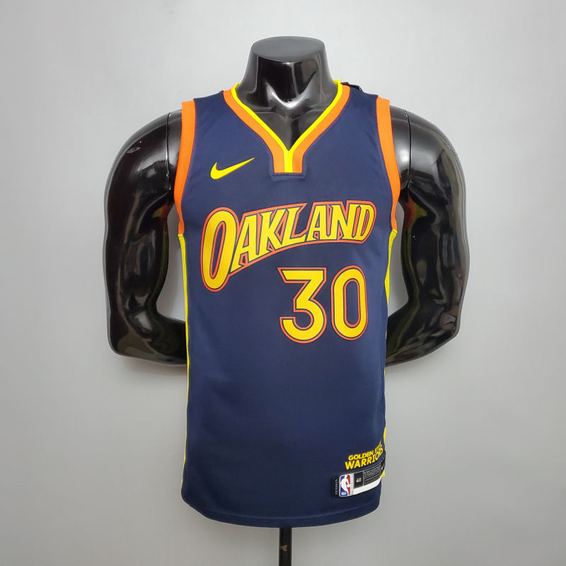 New Warriors CURRY#30 City Edition Royal Blue S-XXL
