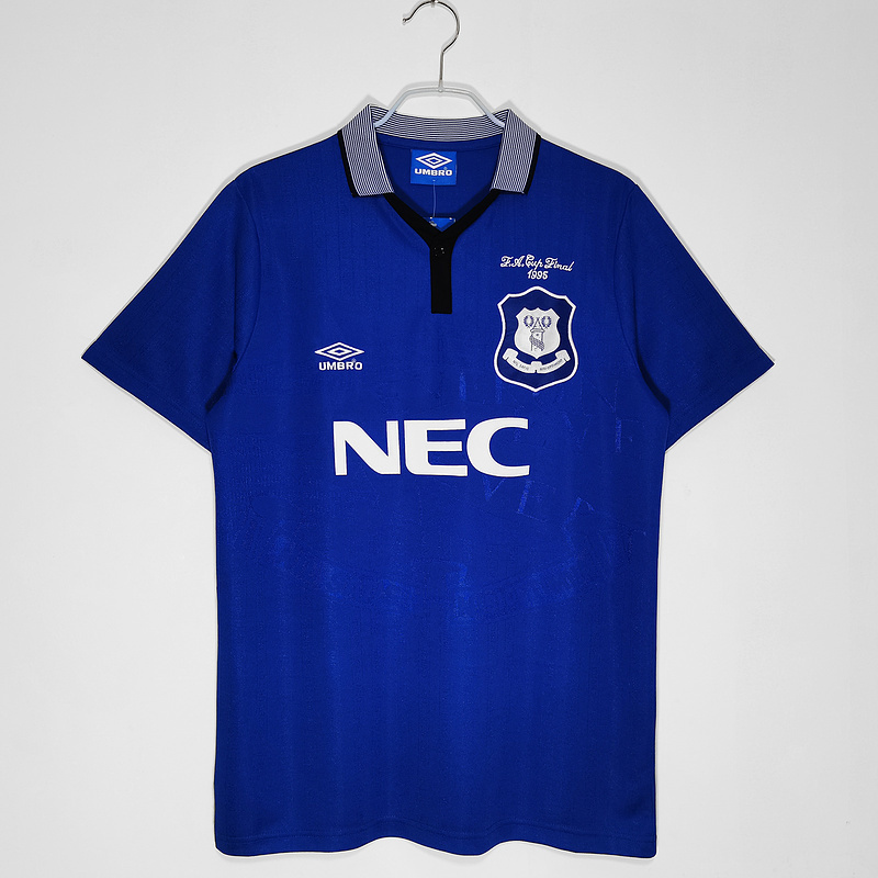 1995 Everton Home FA Cup Final Retro Soccer Jerseys Yupoo