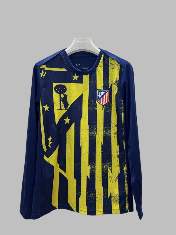 25-26 Atletico Madrid Long Sleeve Cheap Soccer Jerseys Yupoo