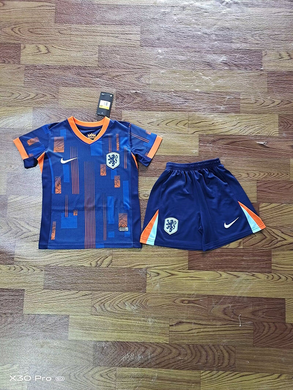 2024 Netherland Away Kids Soccer Jerseys Yupoo