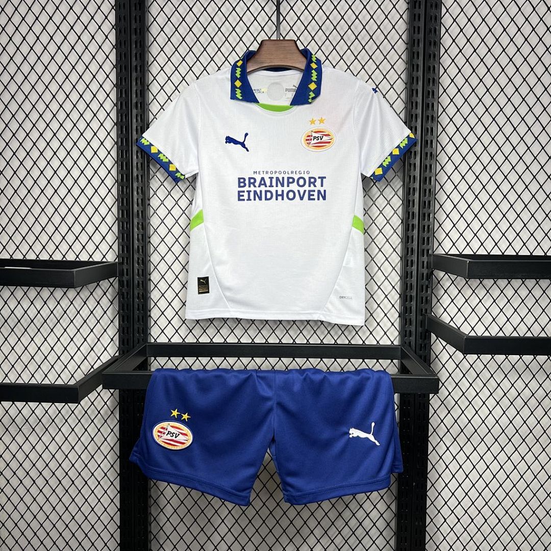 PSV Eindhoven 2024/25 Third Kids Kit