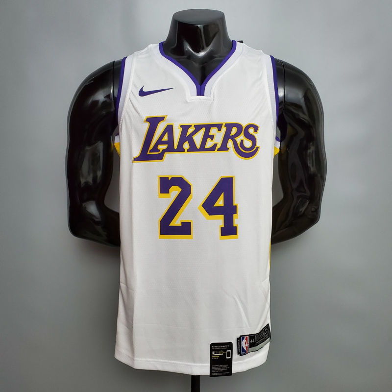 Bryant #24 Lakers white NBA jersey Size XS-XXL