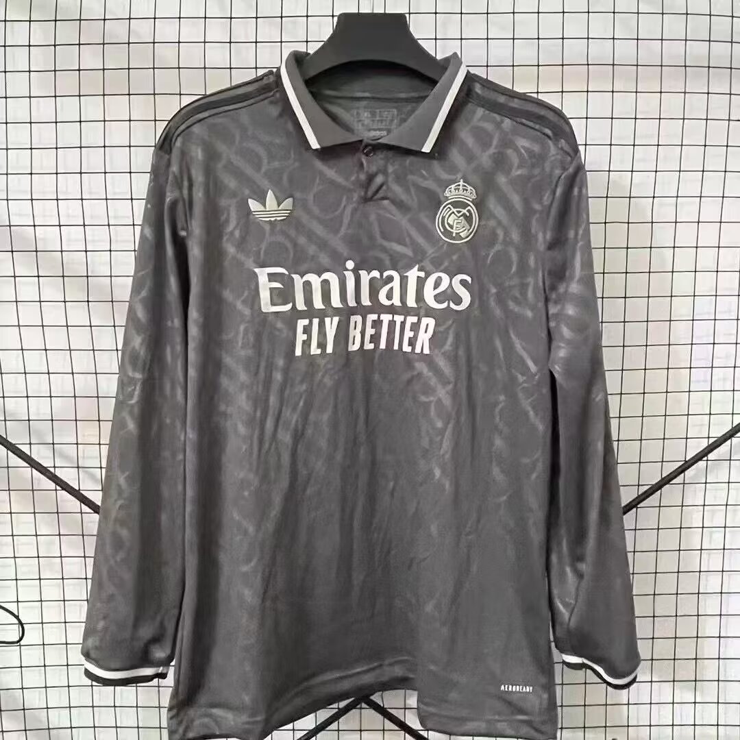 24-25 Real Madrid Third Long Sleeve Soccer Jerseys Yupoo