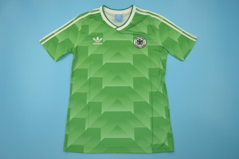 88 Germany Green Retro Soccer Jerseys