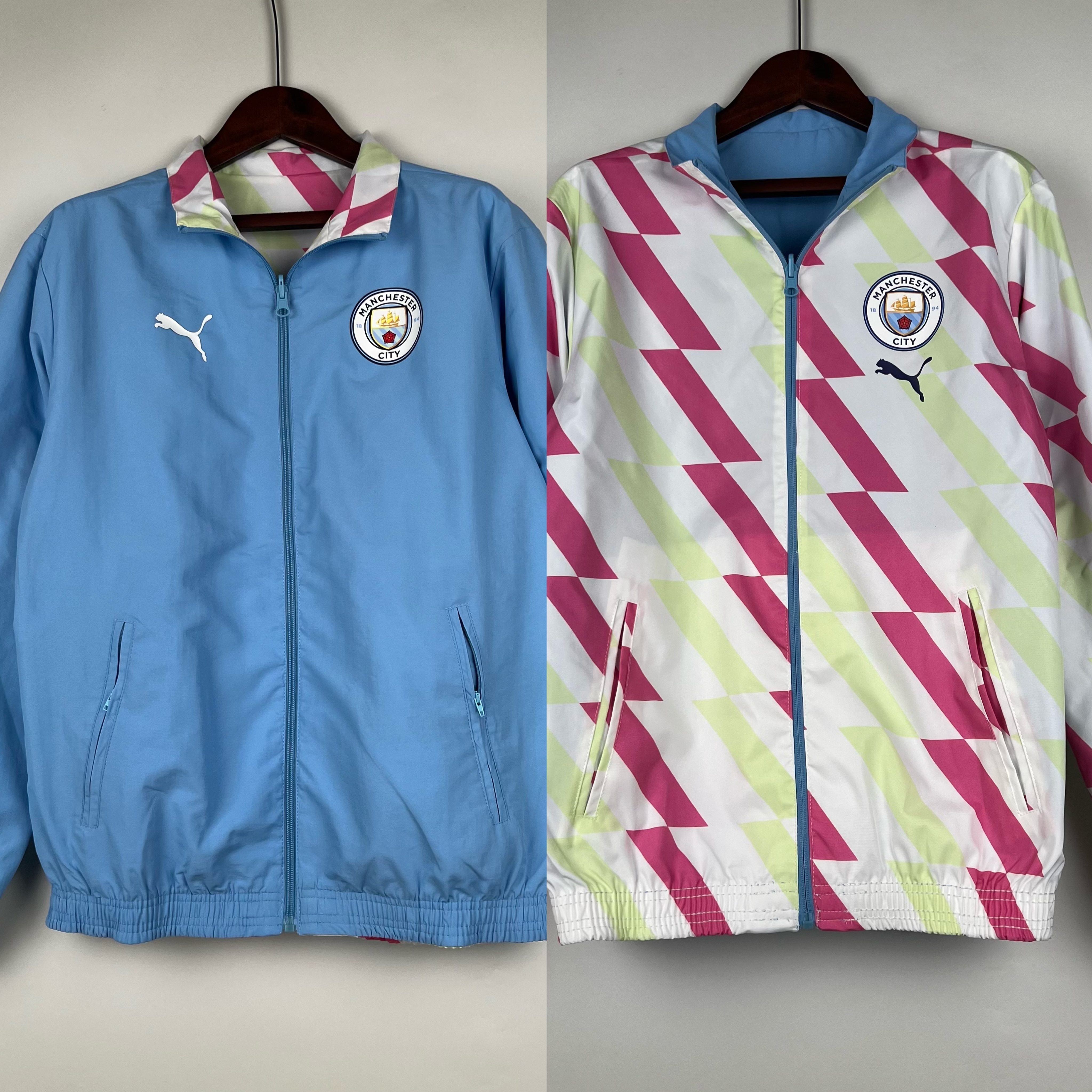 23-24 Manchester City Both Windbreaker Jackets Yupoo