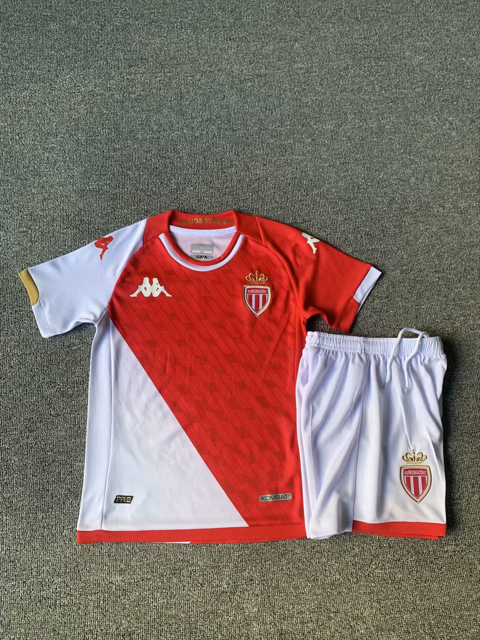 23-24 Monaco Home Kids Soccer Jerseys Yupoo