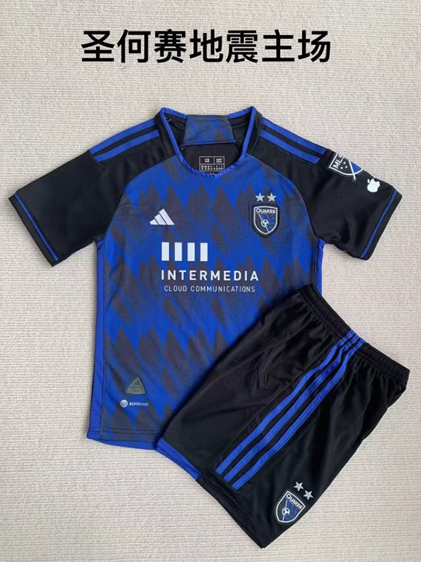 23-24 SAN Jose Earthquakes Home Kids Soccer Jerseys Yupoo