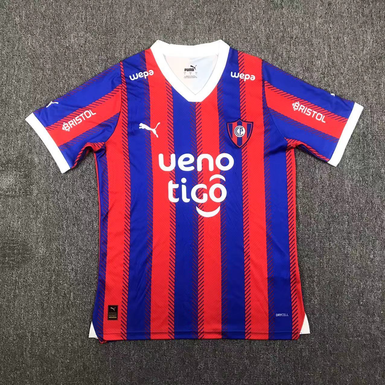 24-25 Cerro Porteno Home Soccer Jerseys Yupoo